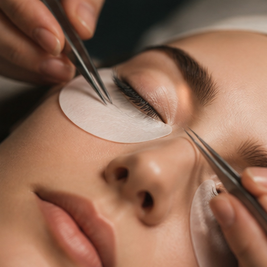 Eyelash extension detail at Goderich Nails & Wellness Spa